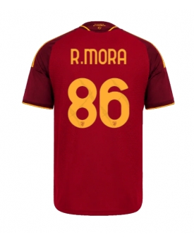 AS Roma Rodrigo Mora #86 Maglia Gara Casa Repliche 2026-27 Maniche Corte AS Roma Rodrigo Mora #86 Maglia Gara Casa Repliche 2026-27 Maniche Corte